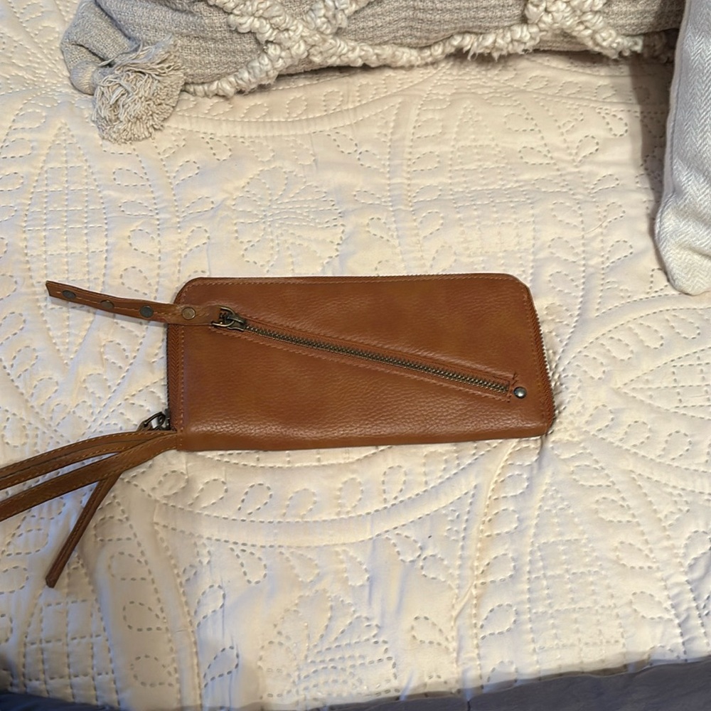 Free people wallet brown